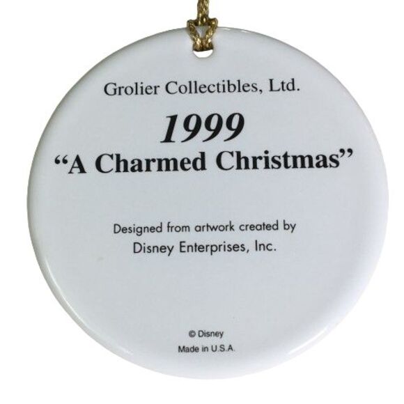 Disney Grolier ‘Tis the Season “A Charmed Christmas” Ornament Sleeping Beauty - Picture 3 of 3
